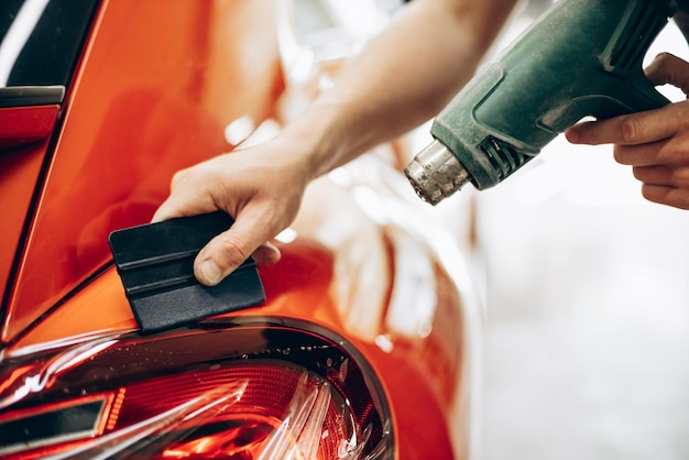 coating at a car garage